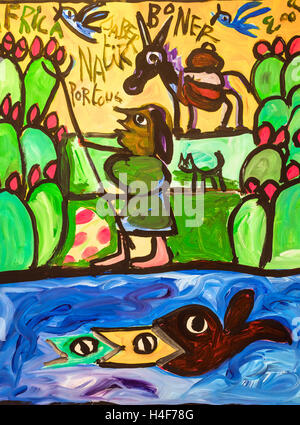 Anatole Jakovsky Internationales Museum für Naive Kunst, Nizza, Alpes-Maritimes Abteilung, Frankreich Stockfoto