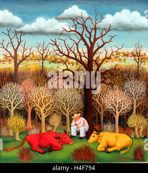 Anatole Jakovsky Internationales Museum für Naive Kunst, Nizza, Alpes-Maritimes Abteilung, Frankreich Stockfoto