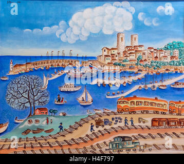 Anatole Jakovsky Internationales Museum für Naive Kunst, Nizza, Alpes-Maritimes Abteilung, Frankreich Stockfoto