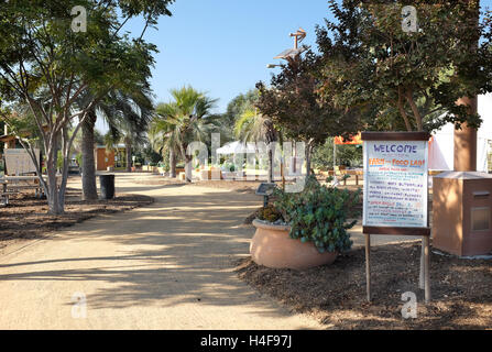 IRVINE, CA - 14. Oktober 2016: Great Park Farm und Lebensmittellabor. Ein ein Hektar großen Grundstück in Irvines Großteil ist eine Lehr-und Erlebnisgartens Stockfoto