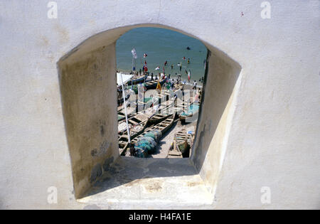 Cape Coast Castle, Ghana, Afrika Stockfoto