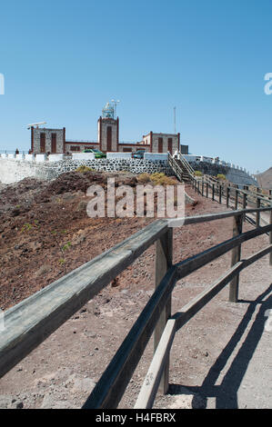 Fuerteventura: Punta La Entallada Leuchtturm, erbaut zwischen 1953 und 1954 Stockfoto