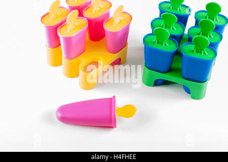 Schokolade Eis am Stiel Stockfoto