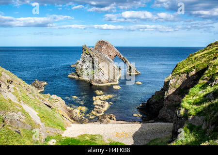 Bogen-Geige-Rock in Schottland Stockfoto