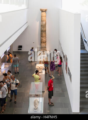 Museum vor Ort an die römische Ruinen Baelo Claudia in Bolonia, Provinz Cadiz, Costa De La Luz, Spanien. Stockfoto