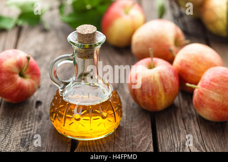Apfelessig Stockfoto