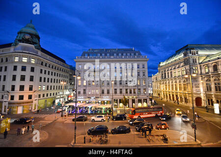 Cafe Mozart, Wien, Österreich. Stockfoto