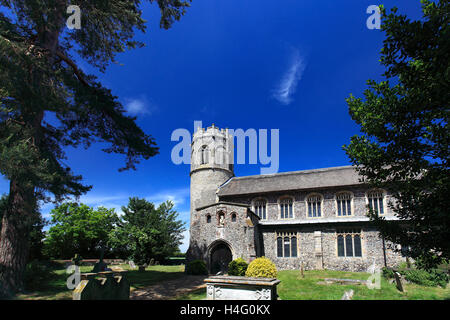 St. Nikolaus Pfarrei, Potter Heigham Kirchdorf, Norfolk County; England; UK Stockfoto