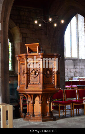 Kathedrale von St Asaph, St Asaph, Denbighshire, Wales, UK Stockfoto