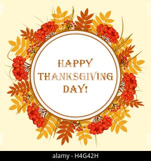 Happy Thanksgiving-Hintergrund Stock Vektor