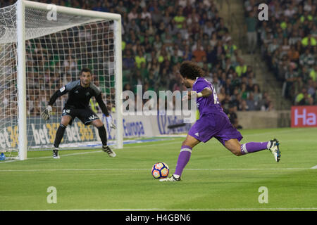 Sevilla, Spanien. 15. Oktober 2016. Marcelo während des Spiels zwischen Real Betis B. Vs Real Madrid im Rahmen der Primera División im Estadio Benito Villamarin am 15. Oktober 2016 in Sevilla Foto von Ismael Molina / Foto Media Express/Alamy Live News Stockfoto