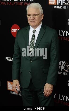 New York, NY, USA. 14. Oktober 2016. Steve Martin im Ankunftsbereich für BILLY LYNN LONG WALK Halbzeit Premiere beim 54. New York Film Festival, AMC Loews Lincoln Square, New York, NY 14. Oktober 2016. © Kristin Callahan/Everett Collection/Alamy Live-Nachrichten Stockfoto