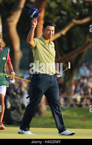 Hideki Matsuyama, 16. Oktober 2016 - Golf: Japan Open Golf Championship 2016 Finale in Sayama Golf Club, Saitama, Japan.  (Foto von Nippon News/AFLO) Stockfoto