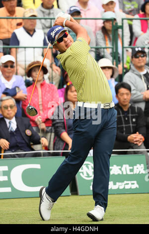 Hideki Matsuyama, 16. Oktober 2016 - Golf: Japan Open Golf Championship 2016 Finale in Sayama Golf Club, Saitama, Japan.  (Foto von Nippon News/AFLO) Stockfoto