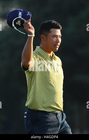 Hideki Matsuyama, 16. Oktober 2016 - Golf: Japan Open Golf Championship 2016 Finale in Sayama Golf Club, Saitama, Japan.  (Foto von Nippon News/AFLO) Stockfoto