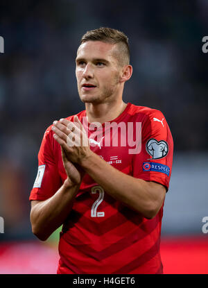 Hamburg, Deutschland. 8. Oktober 2016. Tschechische Pavel Kaderabek WM-Quali match zwischen Deutschland und der Tschechischen Republik in Hamburg, Deutschland, 8. Oktober 2016. Foto: THOMAS EISENHUTH/Dpa - NO-Draht-SERVICE - (Achtung Redaktionen: für FASCIMILE Rundfunk nur nach vorheriger Absprache) © Dpa/Alamy Live-Nachrichten Stockfoto