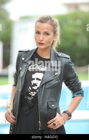 49 Festival Internacional de Cinema fantastische de Catalunya-Sitges 2016.  Julia Ducomau. Stockfoto