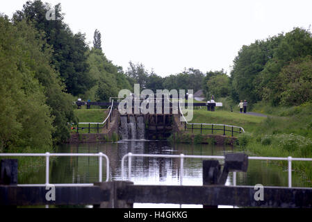 Forth und Clyde Canal, Glasgow Stockfoto