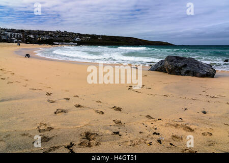 Der Strand von St.Ives in Cornwall Stockfoto