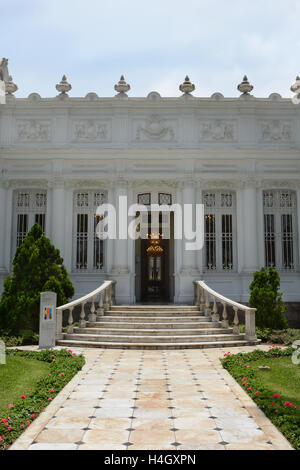 BARRANCO, PERU - 18. Oktober 2015: Pedro de Osma Museum. Eröffnung des Museums, in den Vororten von Lima, im Jahr 1988 widmet sich vor Stockfoto