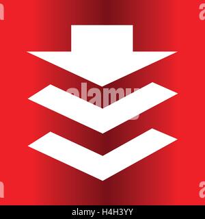 Komprimieren von Daten-Symbol. AI 8 unterstützt. Stock Vektor