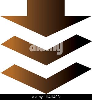 Komprimieren von Daten-Symbol. AI 8 unterstützt. Stock Vektor