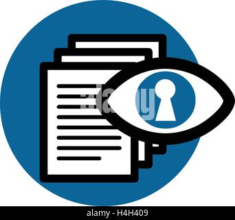 Komprimieren von Daten-Symbol. AI 8 unterstützt. Stock Vektor