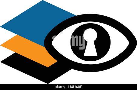 Komprimieren von Daten-Symbol. AI 8 unterstützt. Stock Vektor