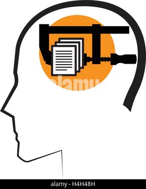 Volk und wissen. AI-10 unterstützt. Stock Vektor