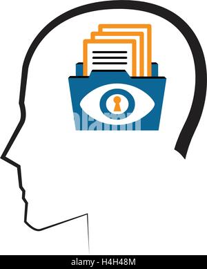 Volk und wissen. AI-10 unterstützt. Stock Vektor