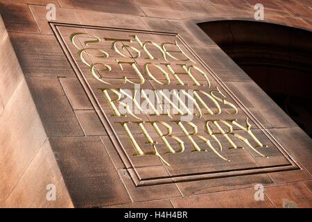 Der John Rylands Library, Manchester, UK Stockfoto