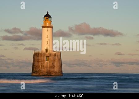 Rattray Head Leuchtturm in Aberdeenshire Stockfoto