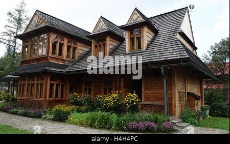 Das Museum Villa Atma, Zakopane, Podhale, Polen Stockfoto