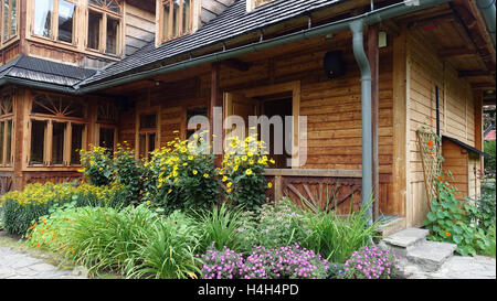 Das Museum Villa Atma, Zakopane, Podhale, Polen Stockfoto