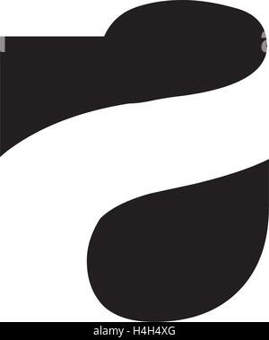 Ein Brief Logokonzept, EPS 8 unterstützt. Stock Vektor