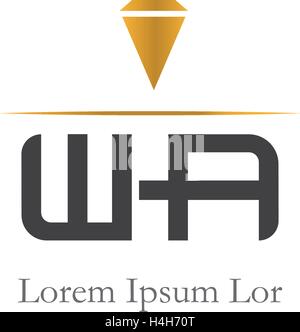 Diamant-Logo-Design, Support für AI 10. Stock Vektor