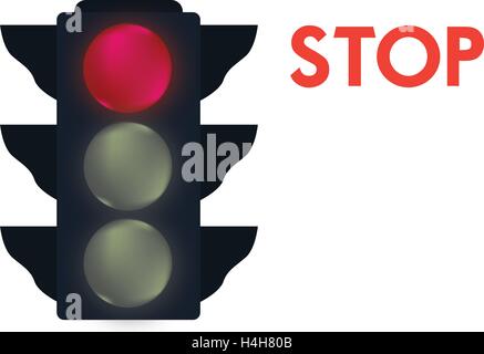 Ampel-Konzeption. EPS-10 unterstützt. Stock Vektor