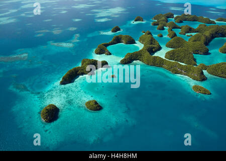 Siebzig Inseln von Palau, Palau, Mikronesien, Pazifik Stockfoto