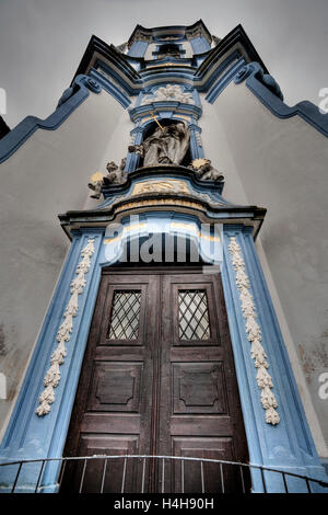 Barockkirche in Dürnstein in der Wachau Waldviertel Region, Niederösterreich, Österreich, Europa Stockfoto