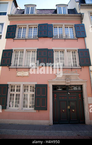 Beethovens Geburtshaus, Bonn, Rheinland, Nordrhein-Westfalen Stockfoto