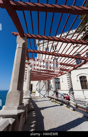 Schloss Miramare, Triest, Friaul-Julisch Venetien, Italien Stockfoto