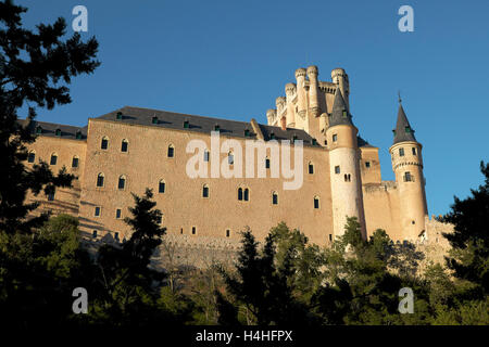 Alcazar. Segovia. Kastilien-León. Spanien. Stockfoto