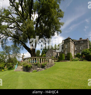 Plas Brondanw, Llanfrothen, Snowdonia, Wales, Stockfoto