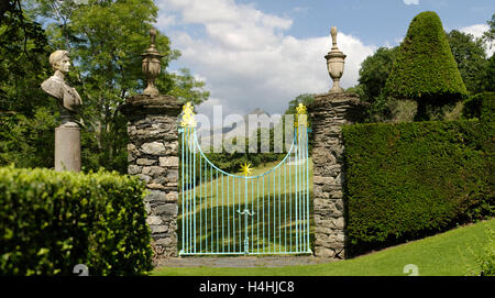 Plas Brondanw, Llanfrothen, Snowdonia, Wales, Stockfoto