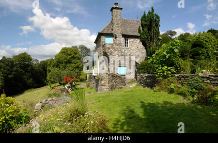 Plas Brondanw, Llanfrothen, Snowdonia, Wales, Stockfoto