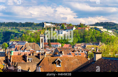 Blick auf die alte Stadt von Besançon - Frankreich, Doubs Stockfoto