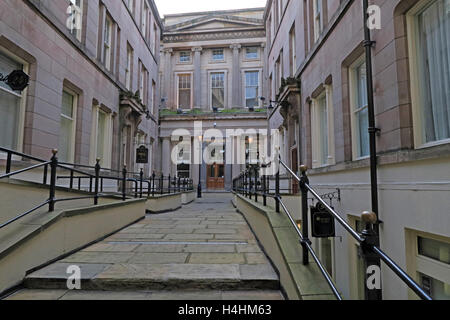 Queen-Versicherung Gebäude, Königin Allee, Schloss St, Liverpool, England, UK Stockfoto