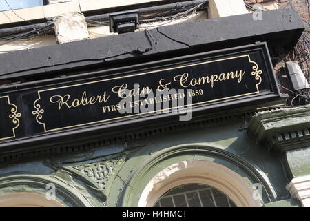 The Railway, Robert Cain Pub, Tithebarn St, Liverpool, England, Großbritannien - ab 1850 Stockfoto