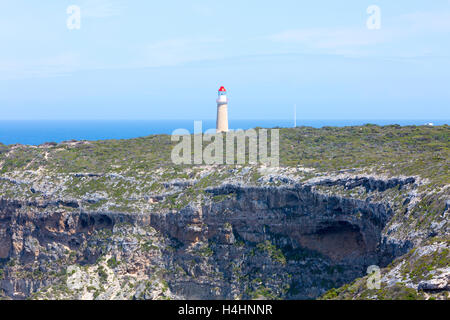 Leuchtturm von Cape du geschafft in Flinders Chase Nationalpark auf Kangaroo Island in Südaustralien Stockfoto