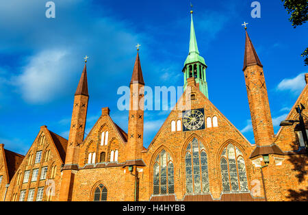 Heiligen-Geist-Hospital in Lübeck, Schleswig-Holstein, Deutschland Stockfoto